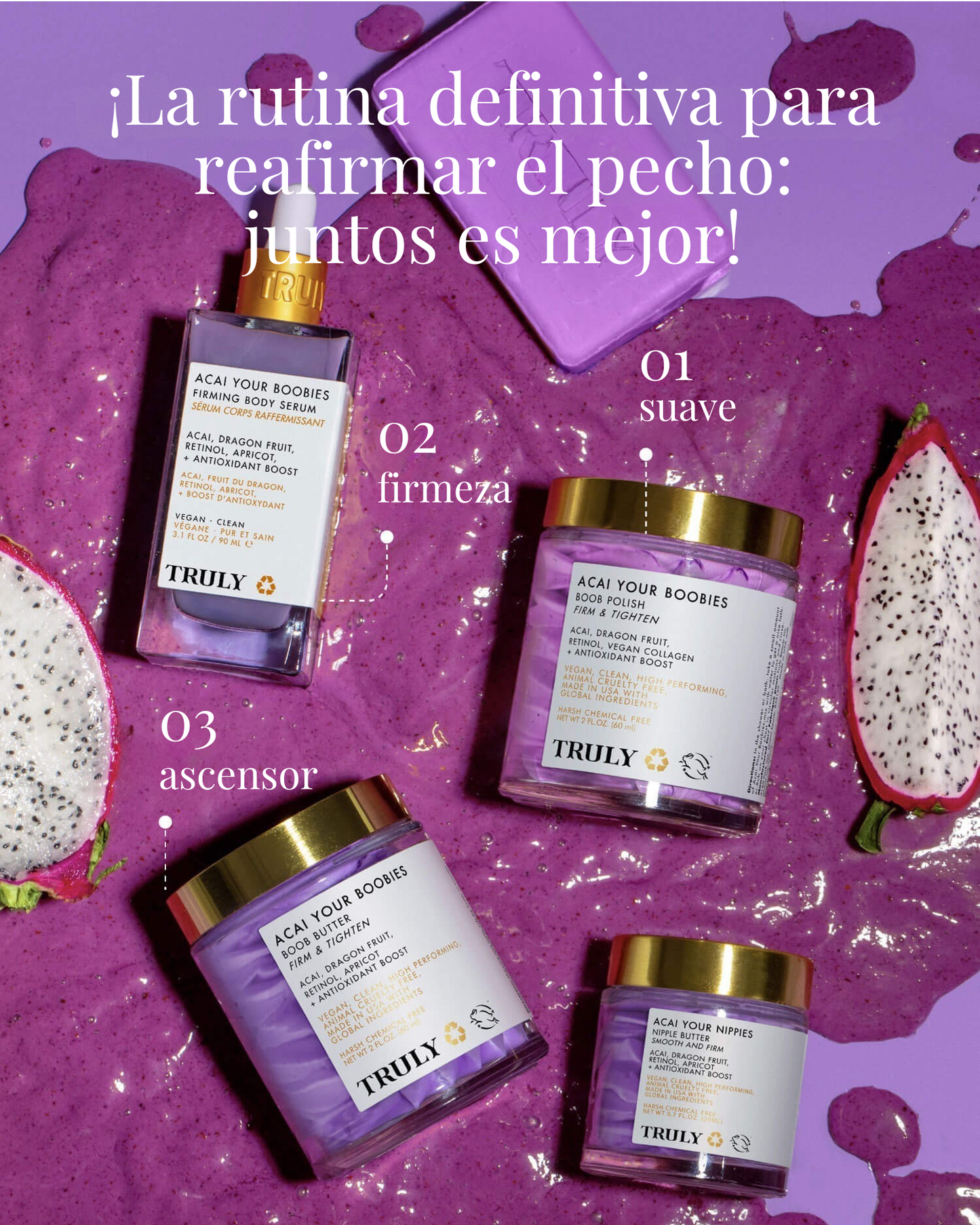 Original Truly Acai Your Boobies + Envio Gratís!