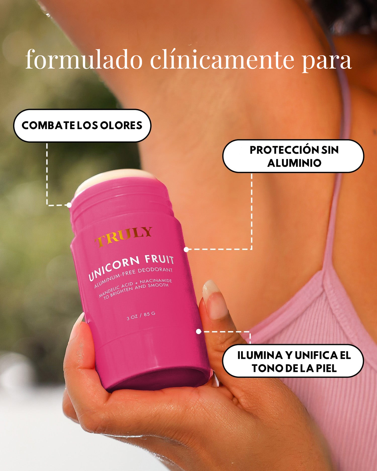Original Truly Unicorn Fruit Deodorant + Envio Gratís!