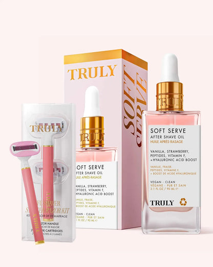 Original Truly Soft Serve - Piel más clara al instante + Rasuradora de Regalo!