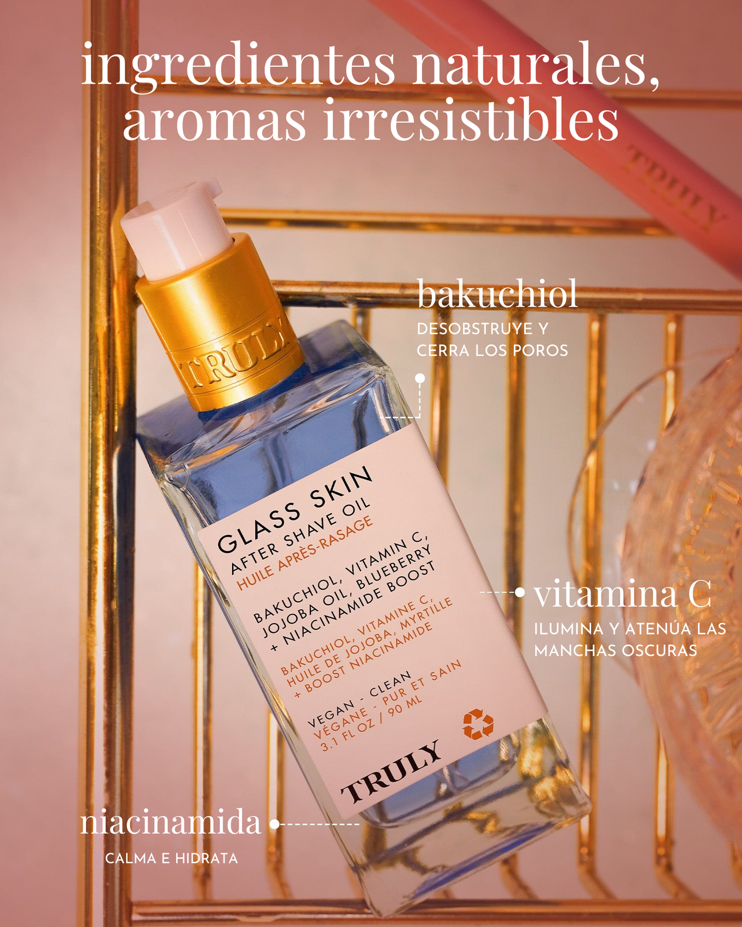 Original Truly Glass Skin After Shave Oil + Envio Gratís!