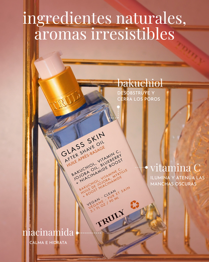 Original Truly Glass Skin After Shave Oil + Envio Gratís!