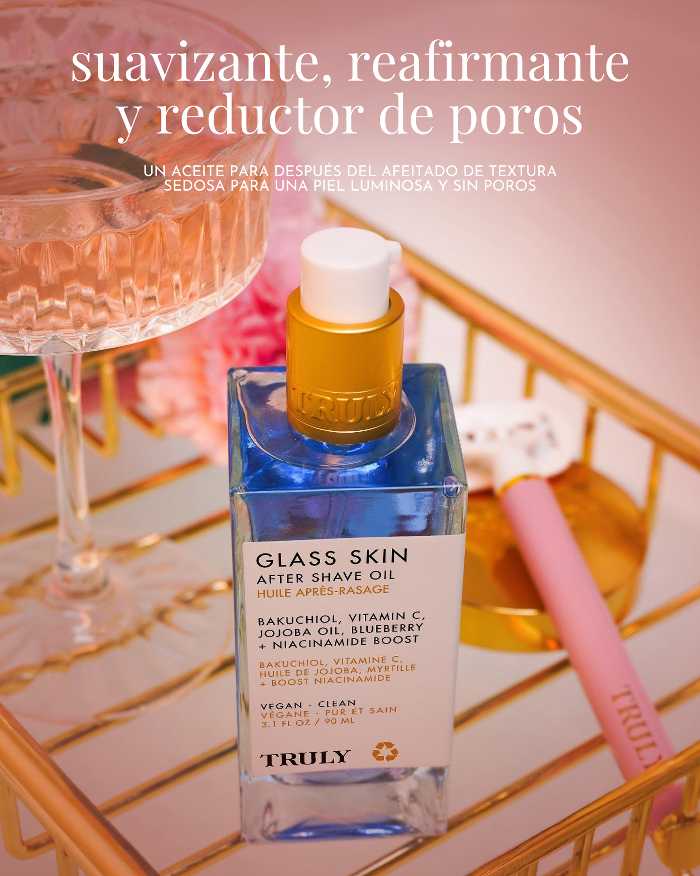 Original Truly Glass Skin After Shave Oil + Envio Gratís!